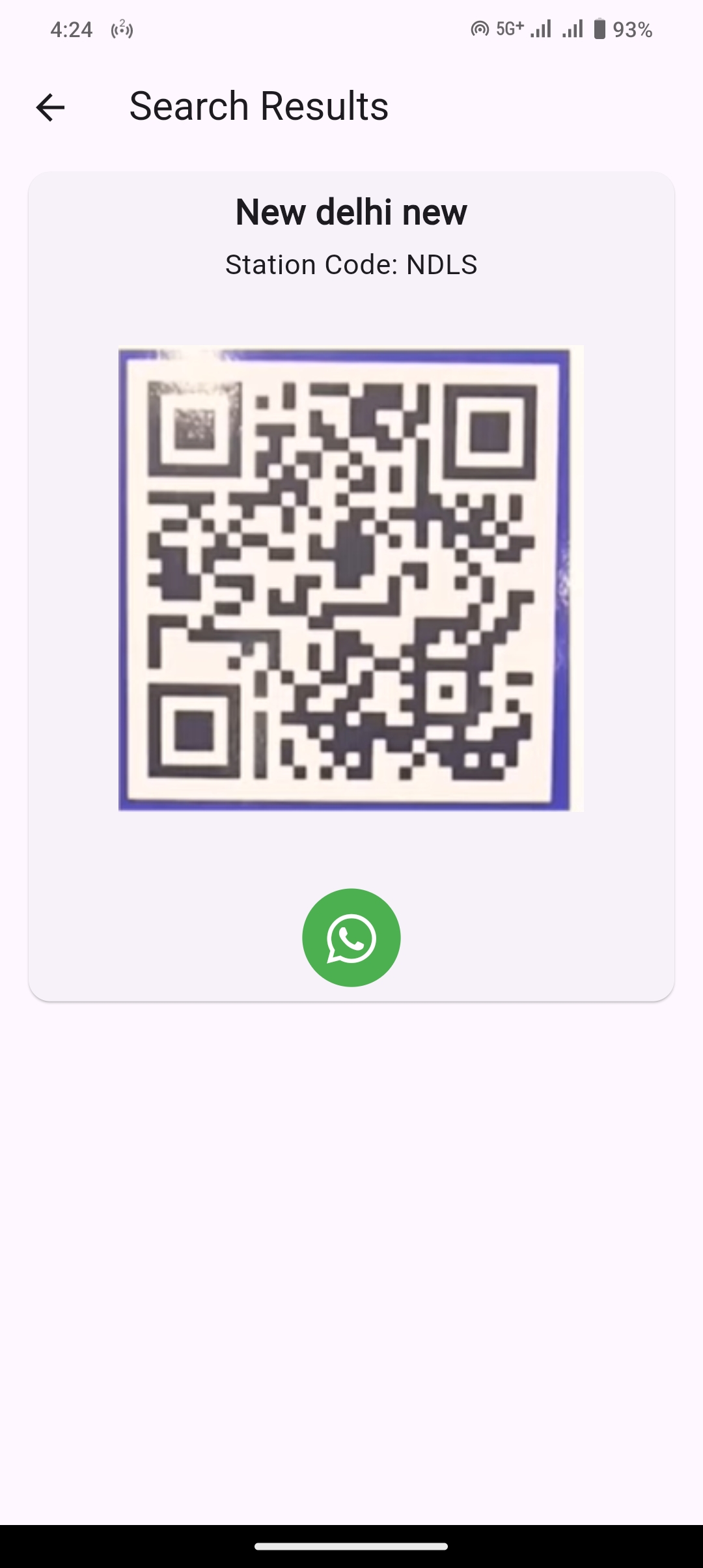 QR Code for New delhi 