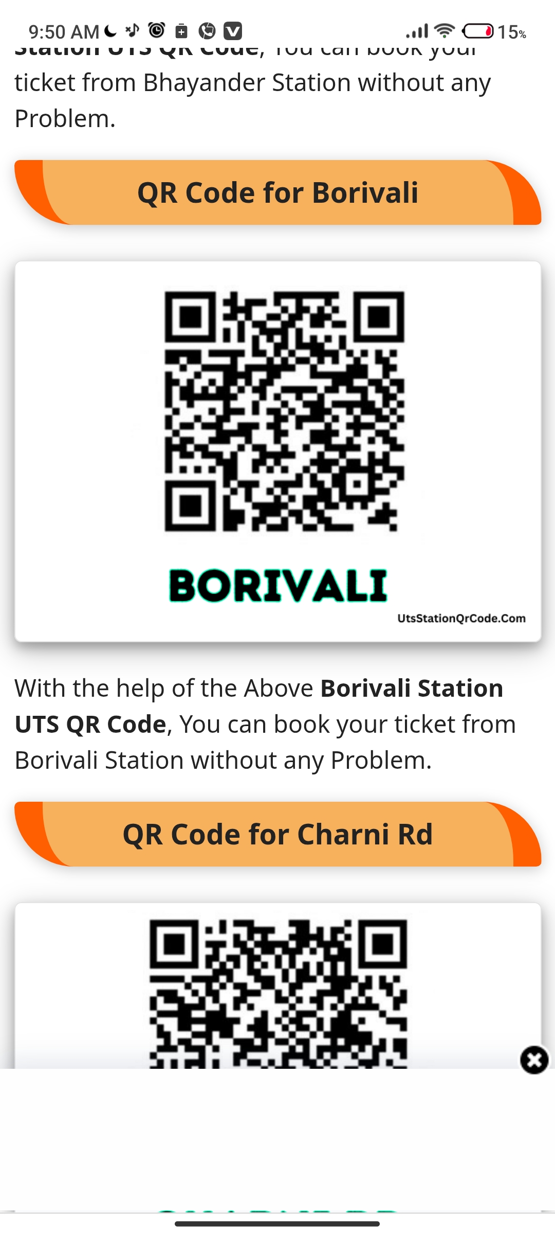 QR Code for Borivali